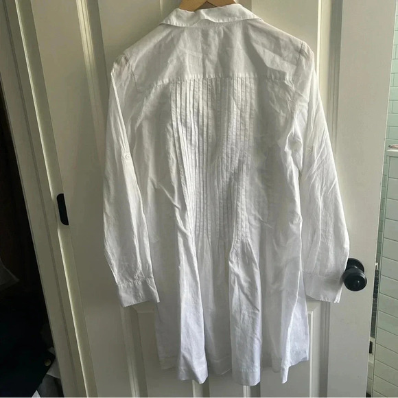 EUC Gap sheer pintuck tunic/mini dress. Size Small. Perfect to layer year round. - Picture 6 of 10